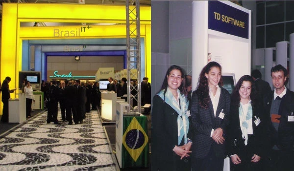 Pavilhão Brasileiro (Cebit) / Stand TD Software (Cebit - Hannover - Alemanha)